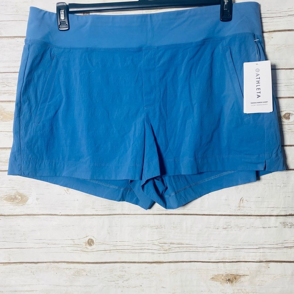 Athleta Women's Vibrant Blue Athletic‎ Shorts Plus Size 20